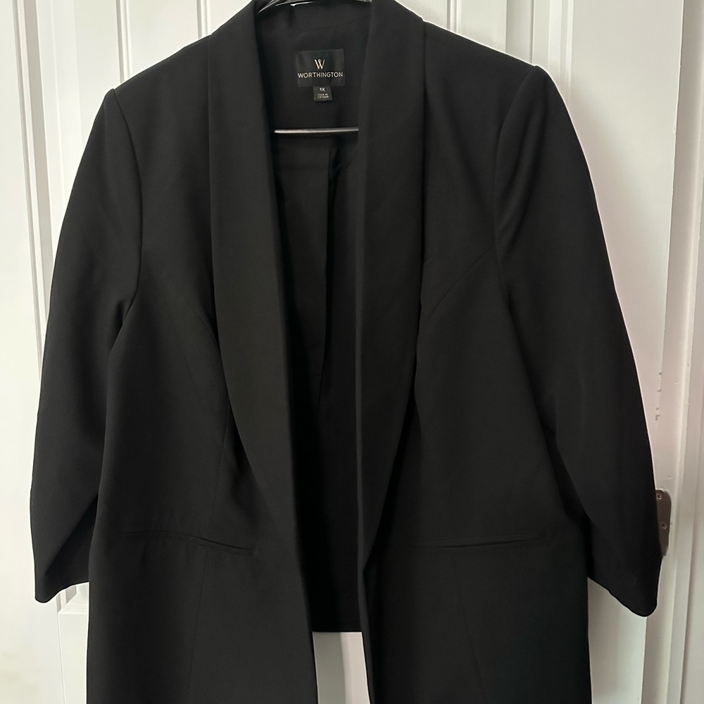 Worthington Women's Classic Black Suit Jacket